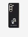 Karl Lagerfeld Karl Lagerfeld PU Saffiano Karl and Choupette NFT Stražnji Poklopac za Samsung Galaxy Z Fold 5 Crna
