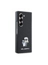Karl Lagerfeld Karl Lagerfeld PU Saffiano Karl and Choupette Stražnji poklopac za Samsung Galaxy Z Fold 6 Crni