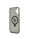 Karl Lagerfeld Karl Lagerfeld Stalak Karl and Choupette MagSafe Stražnji poklopac za iPhone 16 Plus Crni