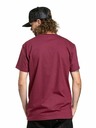 Meatfly Meatfly muška majica MF Logo Tamno Vinsko Crvena | Crvena | Veličina