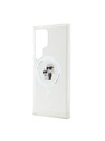 Karl Lagerfeld Karl Lagerfeld IML Glitter Karl and Choupette MagSafe Stražnji poklopac za Samsung Galaxy S24 Ultra Prozirni
