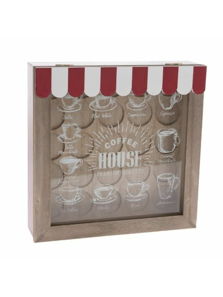 Casa de Engel Drvena posuda za kapsule, 4/16