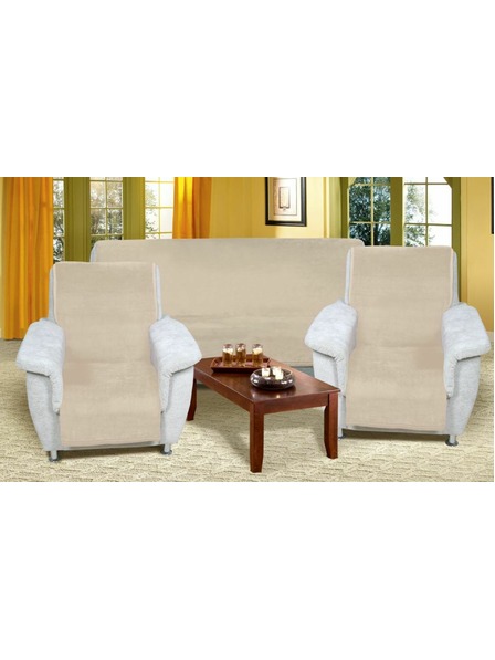 Bellatex Prekrivač za trosjed Micro 3+1+1 bež Bellatex