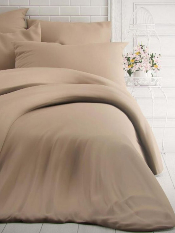 Kvalitex Francoske jednoobojne pamučne navlake 240x200, 70x90cm bež