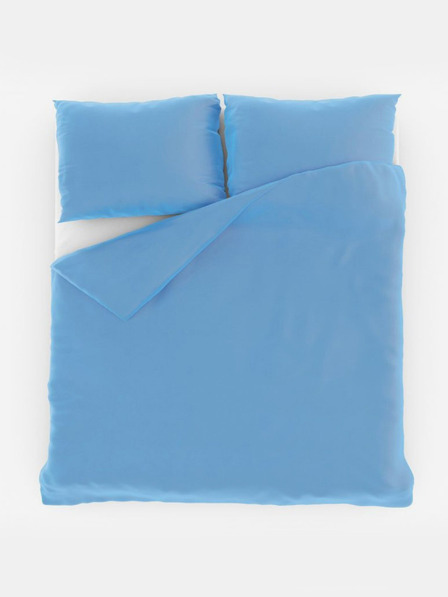 Kvalitex Francuska obična pamučna posteljina 200x200, 70x90cm plava