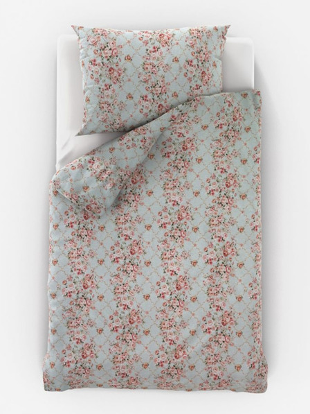 Kvalitex Pamučna posteljina Provence Collection 140x200, 70x90cm Rosalie zelena Kvalitex