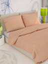Kvalitex Francusko krepe posteljno rublje 220x200, 70x90cm losos Kvalitex