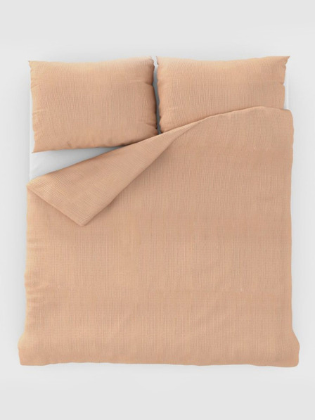Kvalitex Francusko krepe posteljno rublje 220x200, 70x90cm losos Kvalitex