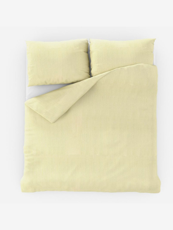 Kvalitex Francusko krepe posteljno rublje 220x200, 70x90cm krem Kvalitex