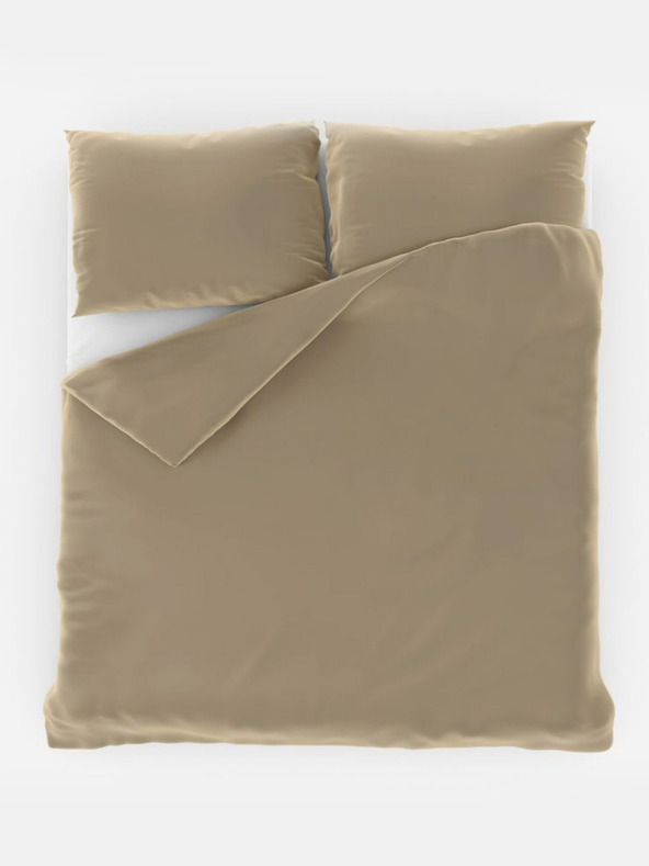 Kvalitex Satenska francuska posteljina LUXURY COLLECTION 1+2, 240x200, 70x90cm bež