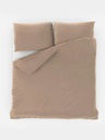 Kvalitex Jednoobojno pamučno posteljno rublje 140x200, 70x90cm bež Kvalitex