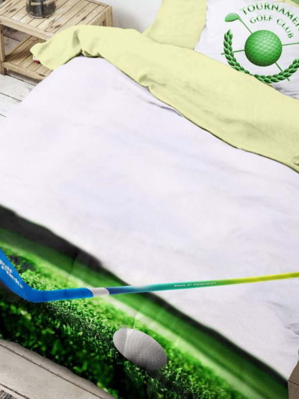 Kvalitex 3D posteljina 140x200, 70x90cm Golf