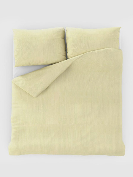 Kvalitex Klasična krepp posteljina 140x200, 70x90cm krem Kvalitex