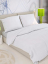Kvalitex Klasično krepe posteljno rublje 140x200, 70x90cm bijelo Kvalitex