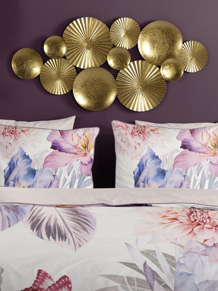 Descanso Descanso ružičasto-krem satenska posteljina 140 x 220 cm