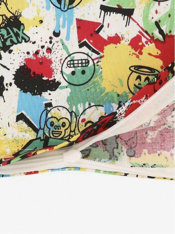 Styx Styx art emoji plahte od pamučnog satena