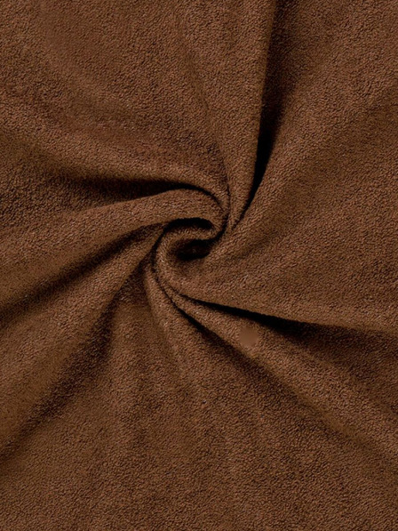Kvalitex Plahta od frotira 160x200cm tamno smeđa Kvalitex