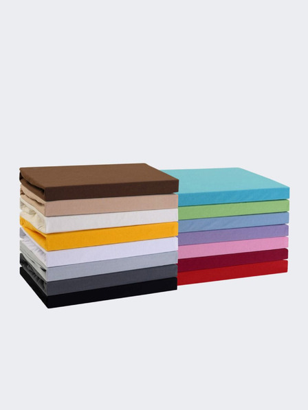 Kvalitex Jersey plahta za bračni krevet 220x200cm tamnosiva