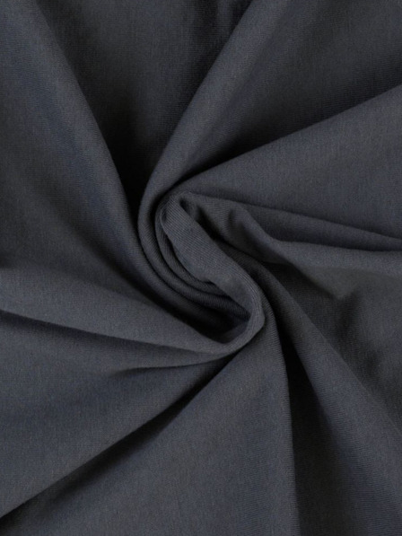 Kvalitex Jednostruka posteljina od žerseja 90x200cm tamno siva