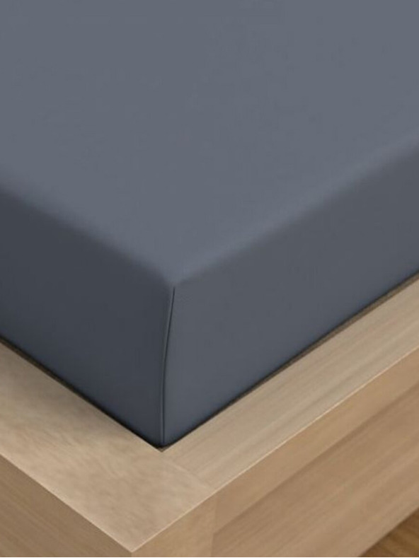 Kvalitex Satenska posteljina Luxury Collection 220x200cm tamno siva Kvalitex