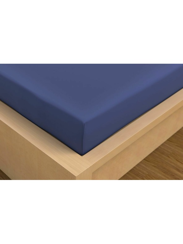 Kvalitex Satensko plahta Luxury Collection 200x200cm tamnoplava Kvalitex