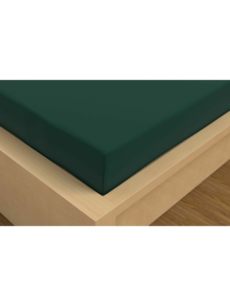 Kvalitex Satensko plahta Luxury Collection 200x200cm tamnozelena Kvalitex