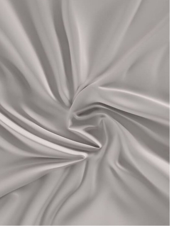 Kvalitex Satenska plahta Luxury Collection 200x200cm svijetlo siva Kvalitex