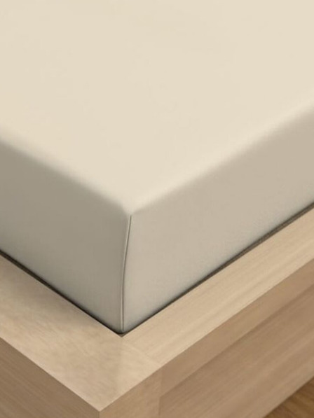 Kvalitex Satenska plahta Luxury Collection 200x200cm krem Kvalitex