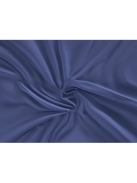 Kvalitex Satenska plahta Luxury Collection 220x200cm tamno plava Kvalitex