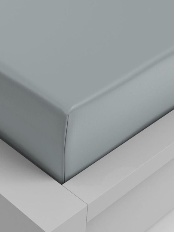 Kvalitex Rastezljiva plahta viskoza 160x200cm svijetlo zelena Kvalitex