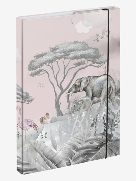 BAAGL  Pink Ploče za školske bilježnice A4 Safari Baagl