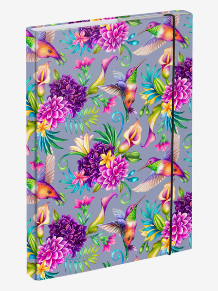 BAAGL  Ljubičaste ploče za školske bilježnice A4 Hummingbird Baagl