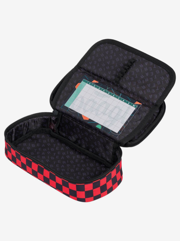 BAAGL  Crna školska pernica skate teribear Baagl