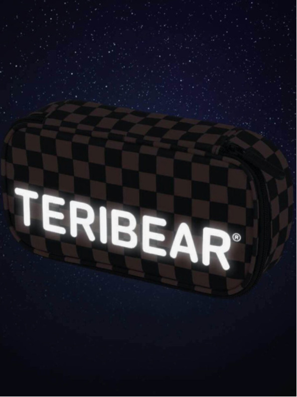 BAAGL  Crna školska pernica skate teribear Baagl