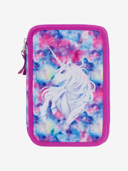 BAAGL  Ružičasta školska pernica na kat Baagl Unicorn
