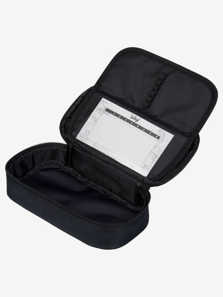 BAAGL  Crna školska pernica Baagl Skate Gold