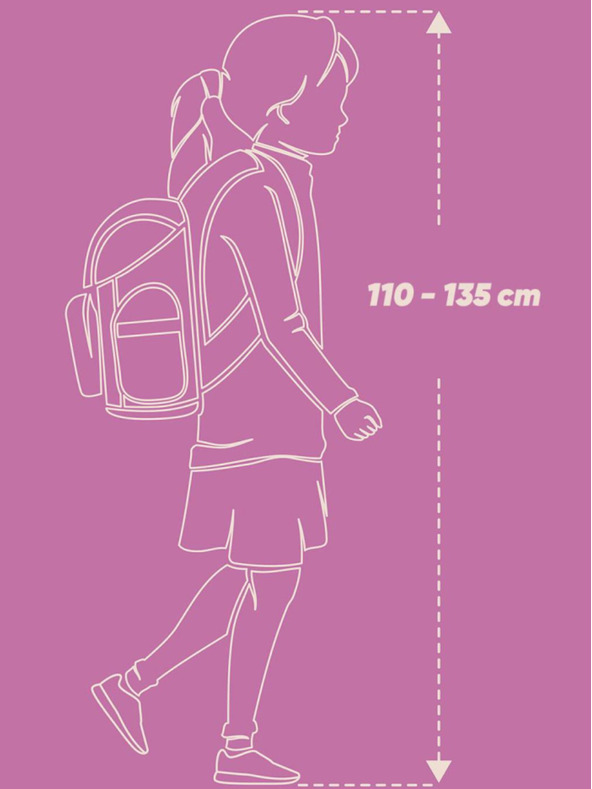 BAAGL  Bež školska torba Zippy Bunny Baagl