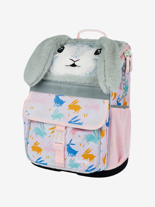BAAGL  Bež školska torba Zippy Bunny Baagl