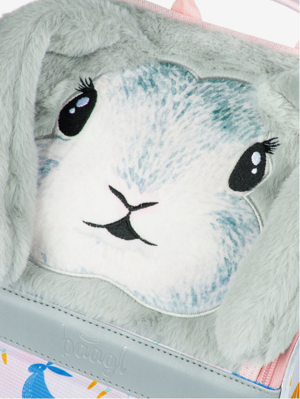 BAAGL  Bež školska torba Zippy Bunny Baagl