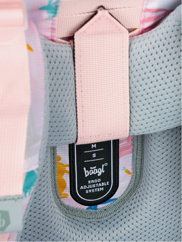 BAAGL  Bež školska torba Zippy Bunny Baagl