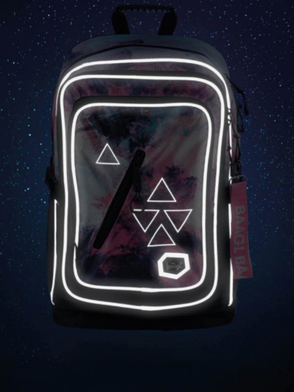 BAAGL  Pink 3 set sažetak: ruksak, pernica, torba Baagl