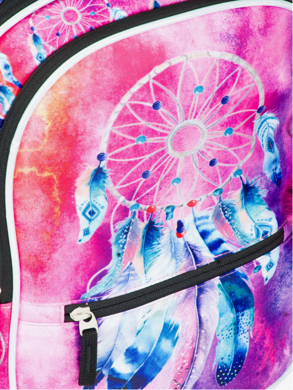 BAAGL  Ljubičasti školski ruksak Core Dream Catcher Baagl