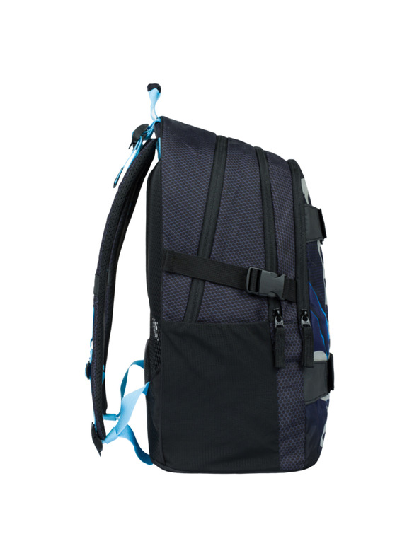 BAAGL  Crni školski ruksak Skate Bluelight Baagl