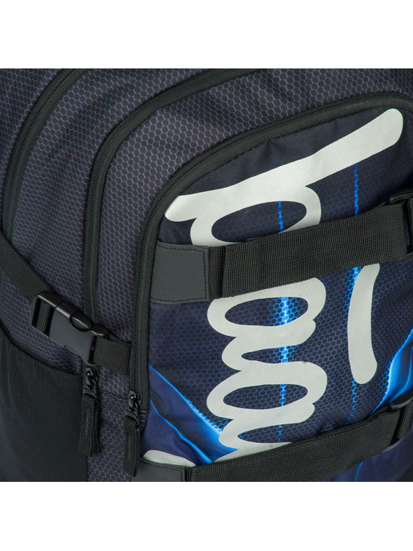 BAAGL  Crni školski ruksak Skate Bluelight Baagl
