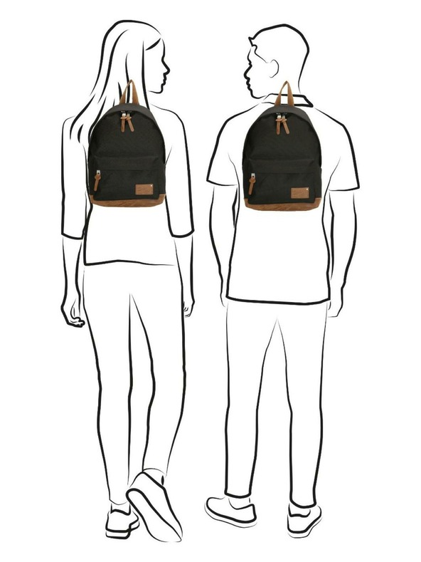 Enrico Benetti Ruksak Enrico Benetti Santiago Backpack 14 l Crna