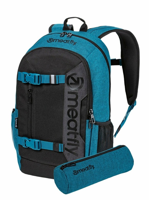 Meatfly Meatfly ruksak Basejumper Petrol Heather / Black 22 L | Plava | Volumen 22 L