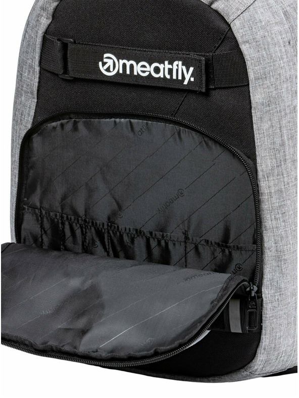 Meatfly Meatfly ruksak Exile Black / Grey Heather 24 L