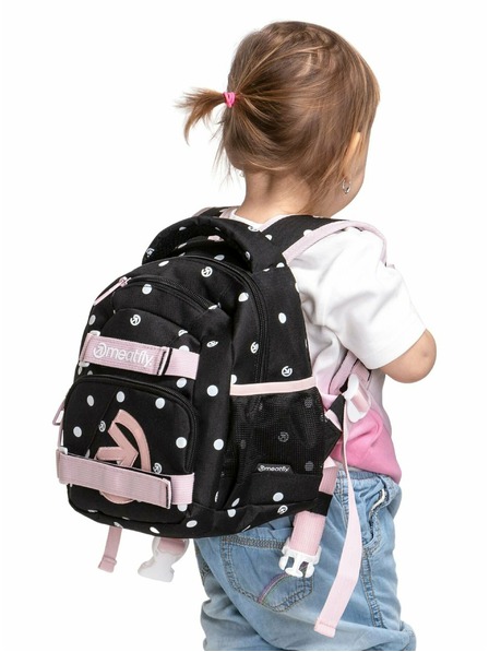 Meatfly Meatfly ruksak Levi Black Dots 10 L | Crna | Volumen 10 L