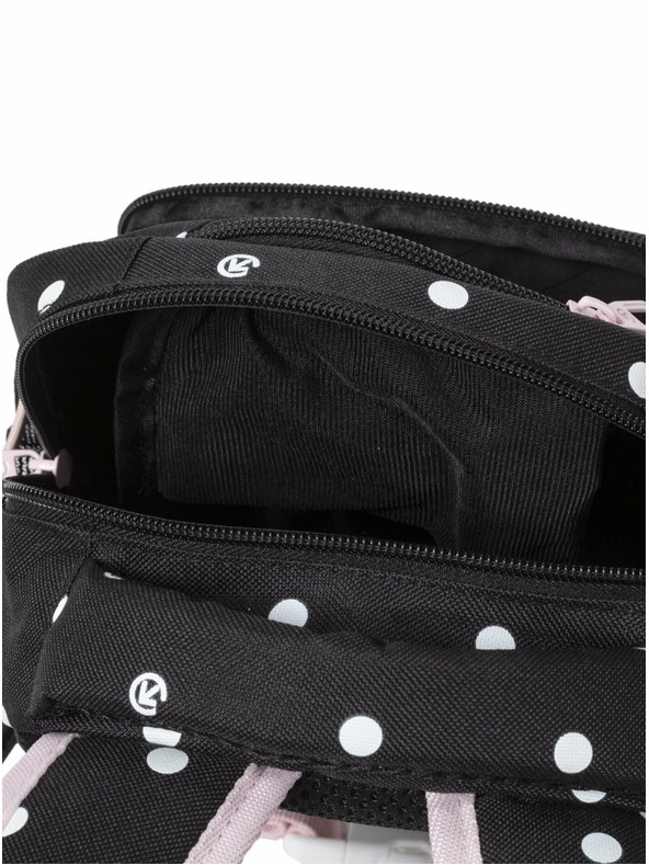 Meatfly Meatfly ruksak Levi Black Dots 10 L | Crna | Volumen 10 L