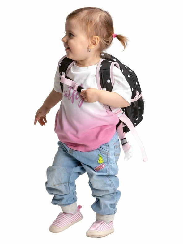 Meatfly Meatfly ruksak Levi Black Dots 10 L | Crna | Volumen 10 L